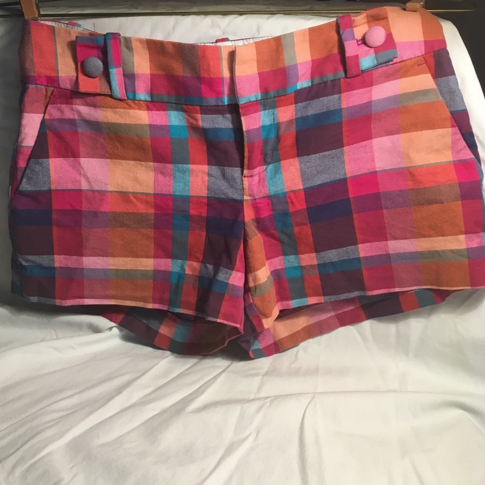 Banana Republic plaid women's shorts
